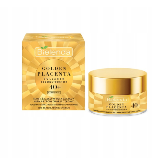 BIELENDA GOLDEN PLACENTA KREM PRZECIWZMARSZCZKOWY Z KOLAGENEM DZIEŃ NOC 40+ 50ML